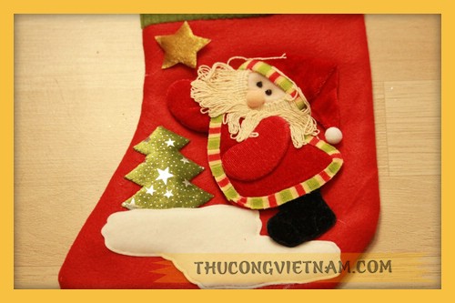 Vớ Giáng Sinh Lớn Ông Già Noel VGS042 31*20